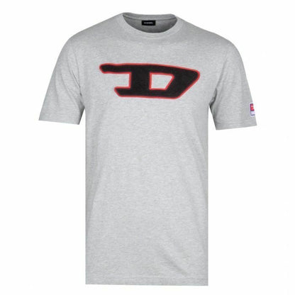 Men's Diesel Grey Logo T-Shirt