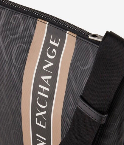 Armani Exchange Black Polyester Crossbody Bag