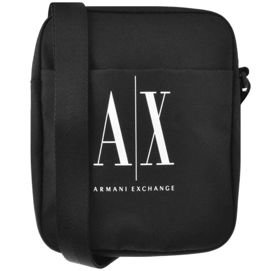 Armani Exchange Black Polyester Crossbody Bag