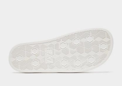 Emporio Armani EA7 White/Gold Logo Sliders