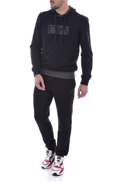 Men's Emporio Armani EA7 Black Tracksuit